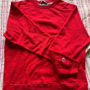 Champion Red Crewneck